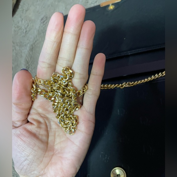 Christian Dior - chain sling black leather - Picture 9 of 10